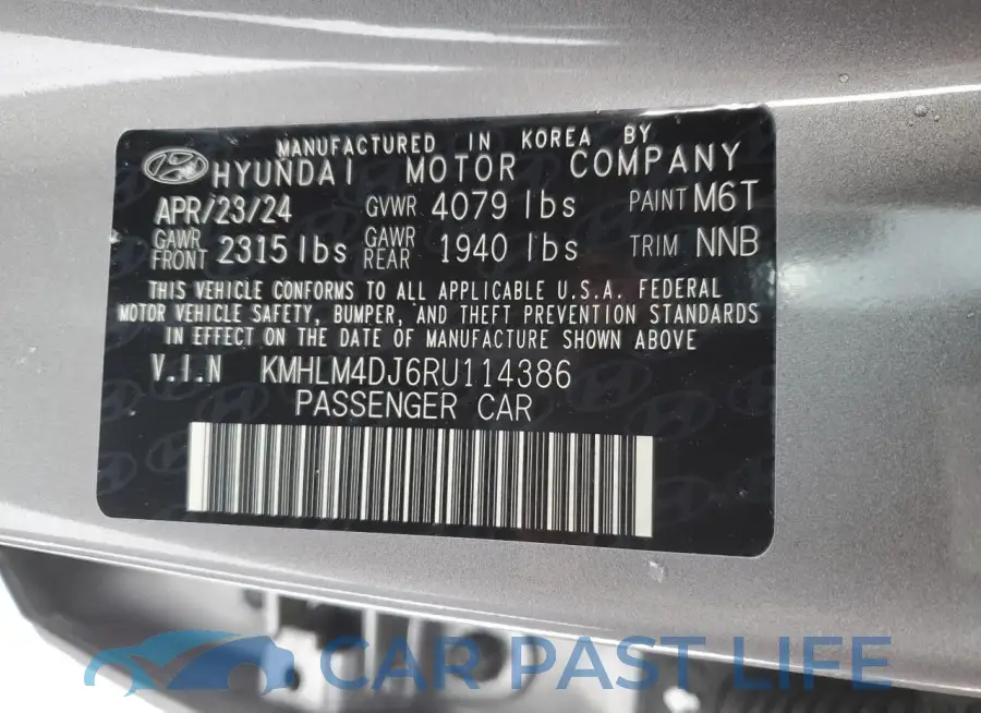KMHLM4DJ6RU114386# 12