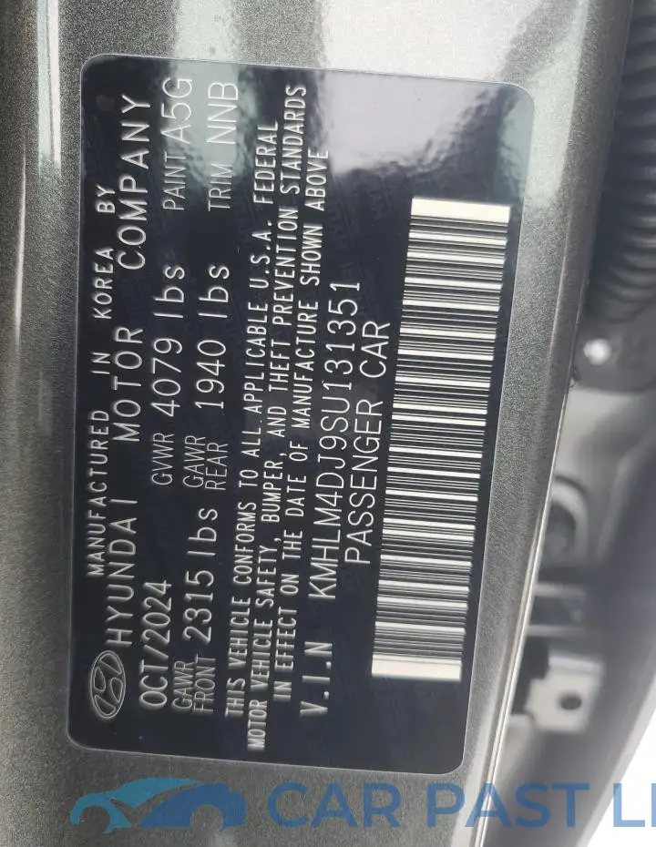KMHLM4DJ9SU131351# 12