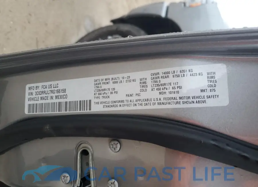 3C63RRJL7RG166158# 13