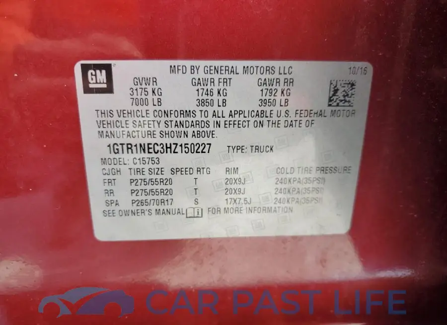 1GTR1NEC3HZ150227# 12
