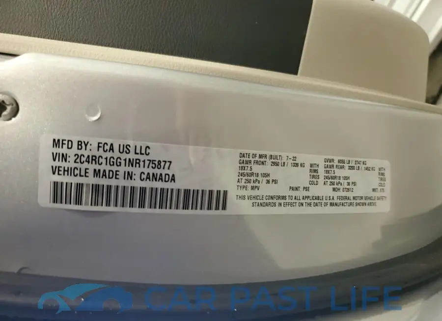 2C4RC1GG1NR175877# 13
