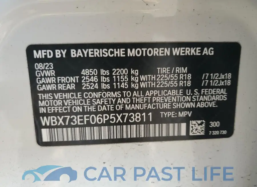 WBX73EF06P5X73811# 13