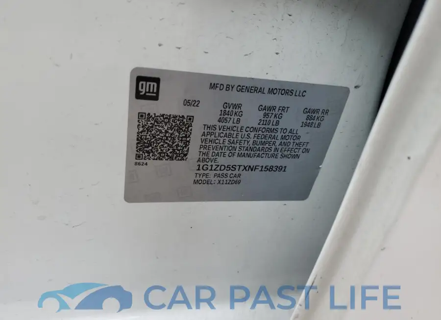 1G1ZD5STXNF158391# 12