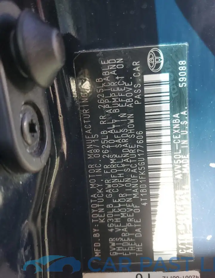 4T1BD1FK5GU177606# 12