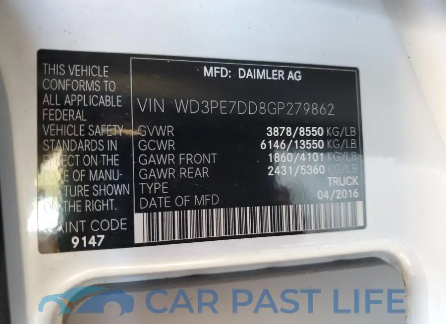 WD3PE7DD8GP279862# 13