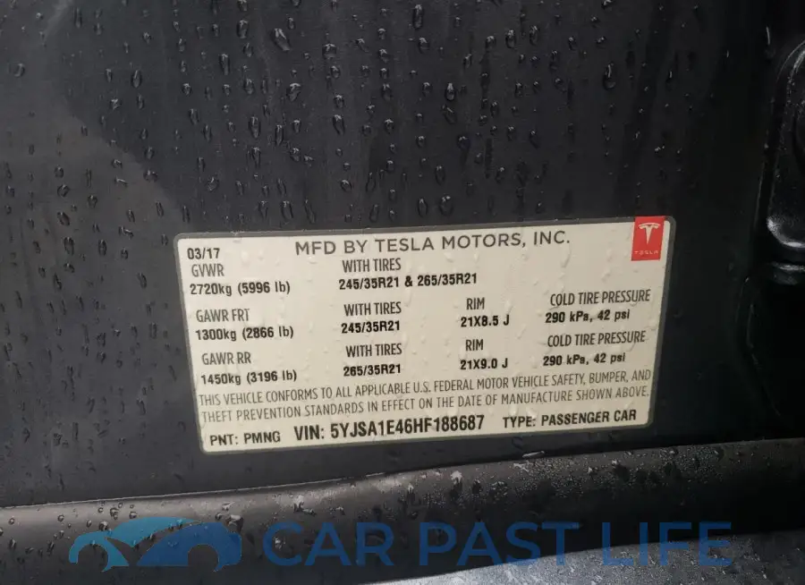 5YJSA1E46HF188687# 12