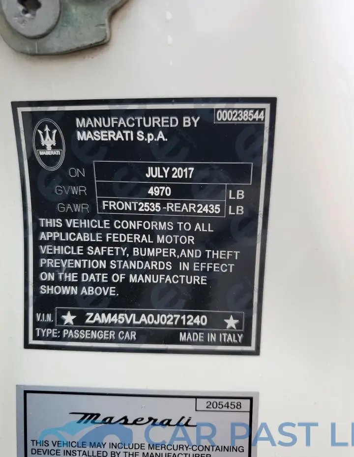 ZAM45VLA0J0271240# 13