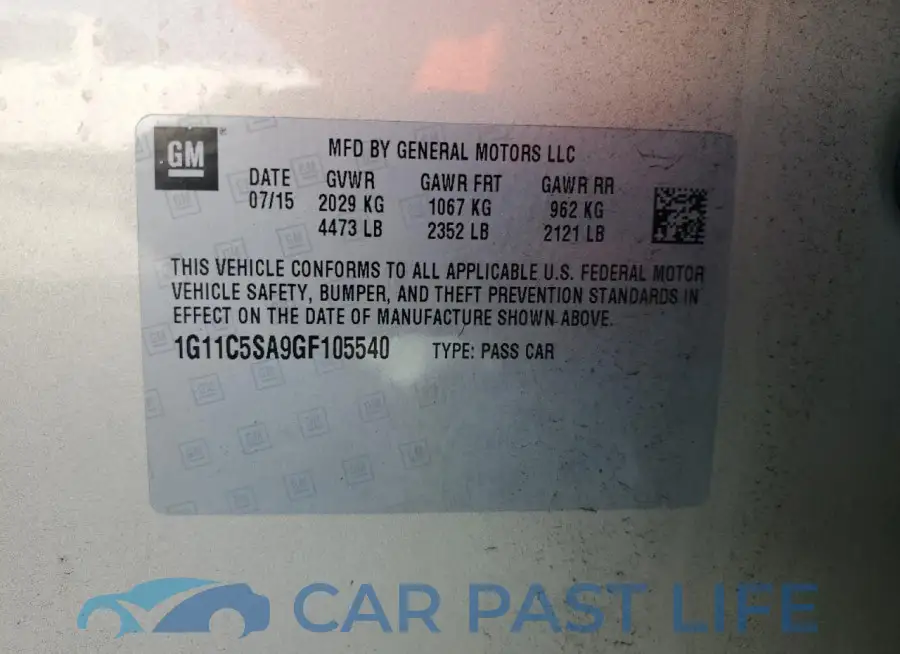 1G11C5SA9GF105540# 12
