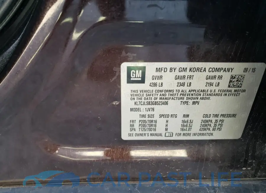 KL7CJLSB3GB523406# 13
