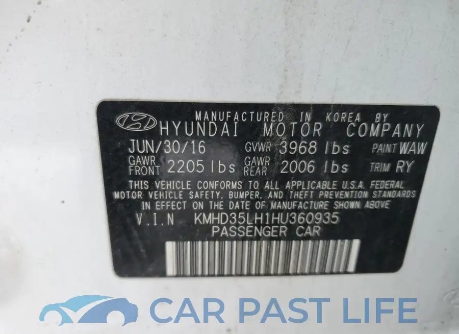 KMHD35LH1HU360935# 12