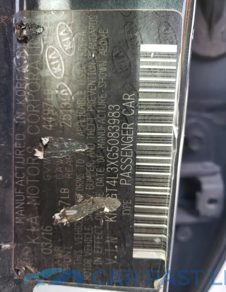 KNAGT4L3XG5083983# 12