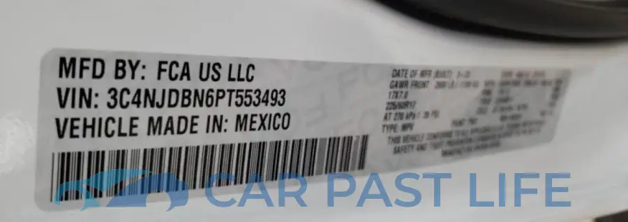 3C4NJDBN6PT553493# 13
