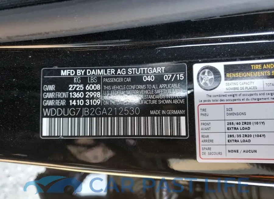 WDDUG7JB2GA212530# 13