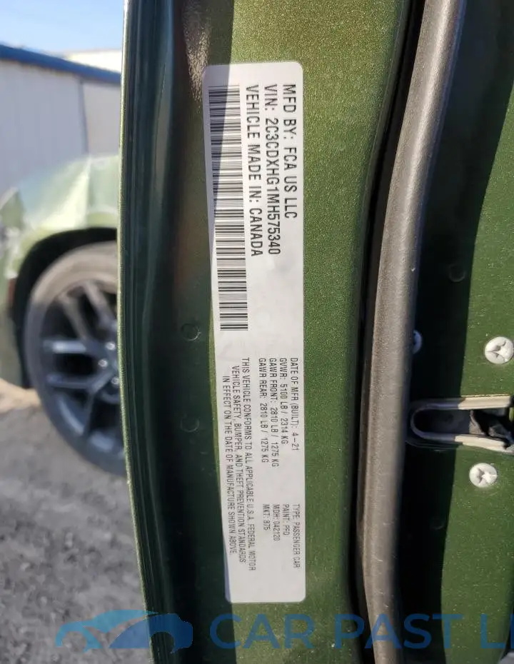 2C3CDXHG1MH575340# 12