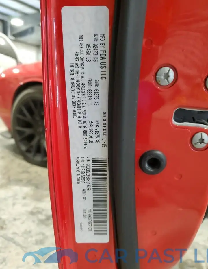 2C3CDZC90GH148336# 12