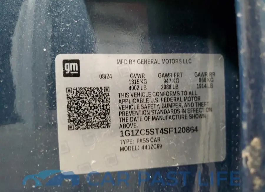 1G1ZC5ST4SF120864# 12