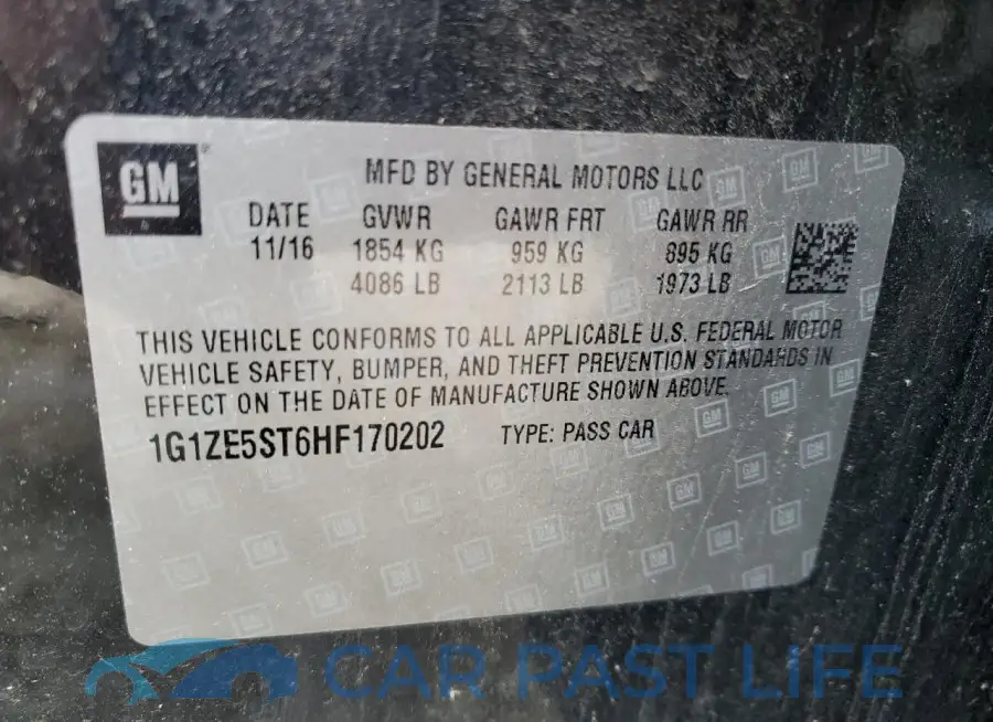 1G1ZE5ST6HF170202# 12