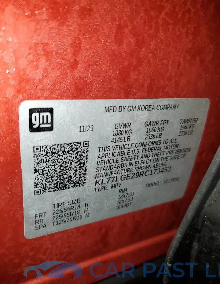 KL77LGE29RC173453# 14