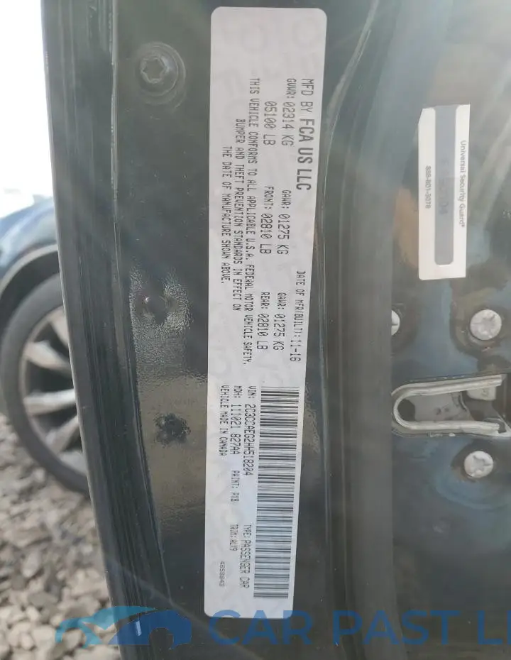 2C3CCAEG2HH518204# 13