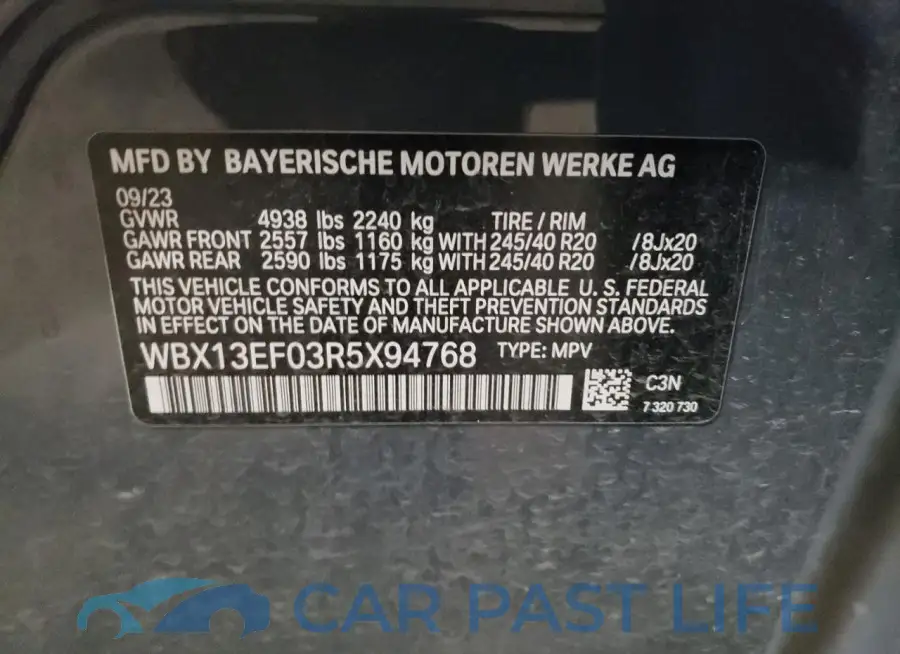 WBX13EF03R5X94768# 13