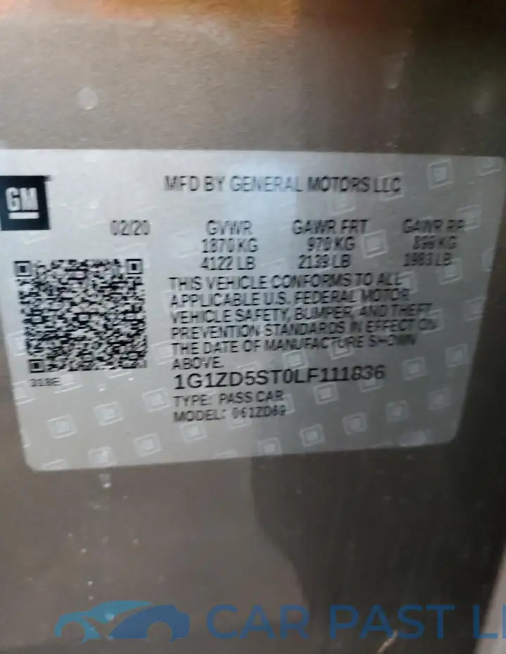 1G1ZD5ST0LF111836# 12