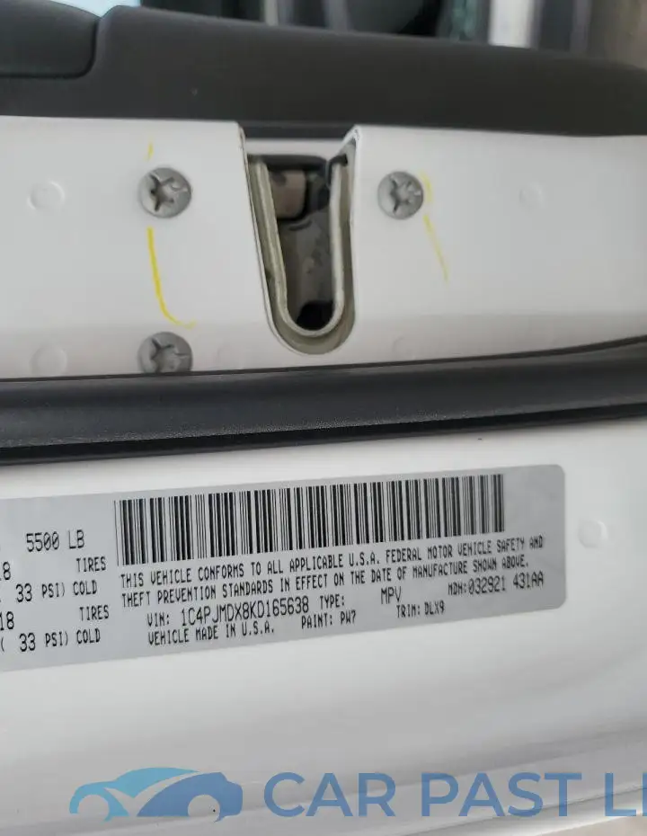 1C4PJMDX8KD165638# 13