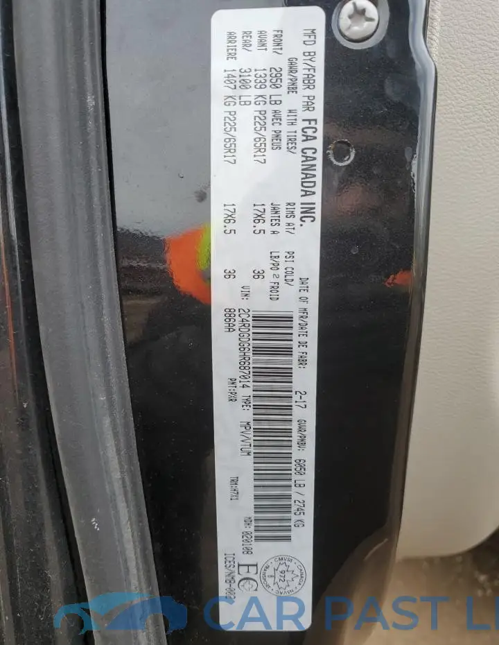 2C4RDGDG6HR687014# 14