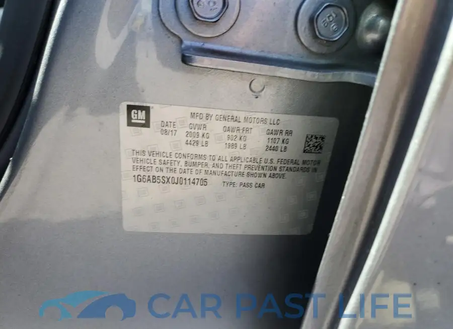 1G6AB5SX0J0114705# 12