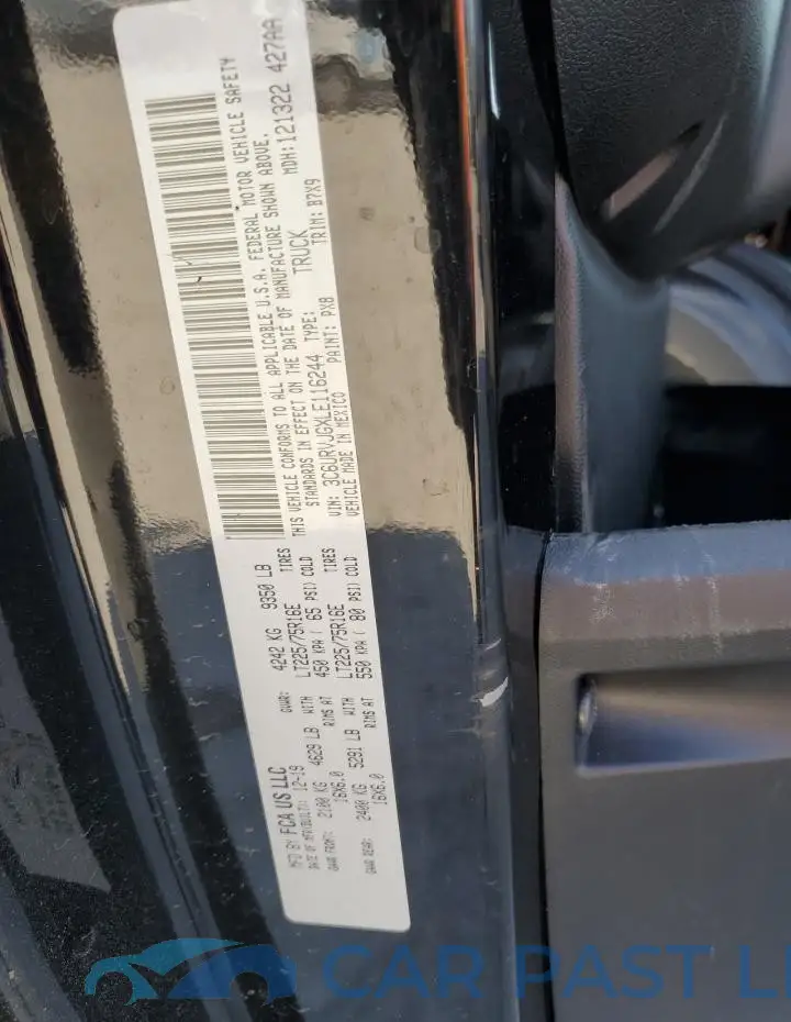 3C6URVJGXLE116244# 13