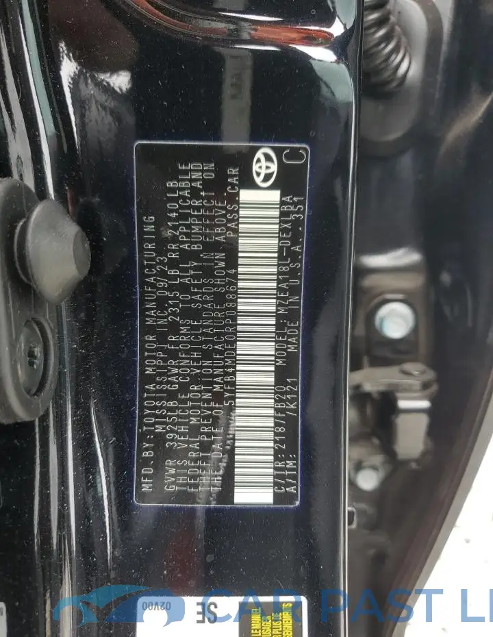 5YFB4MDE0RP088674# 13