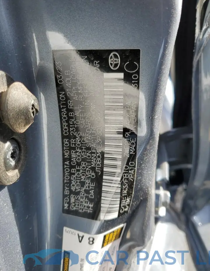 JTDBCMFE3P3017992# 12