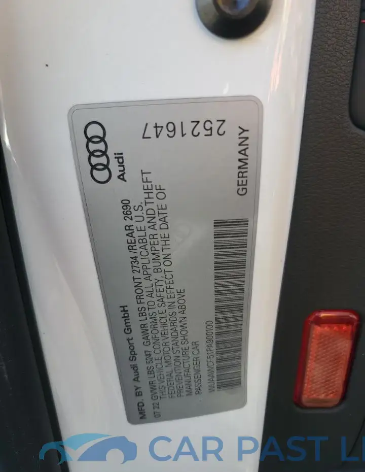 WUAAWCF51PA900100# 12