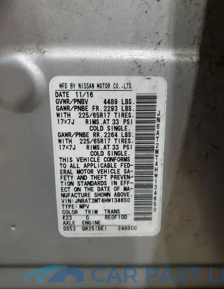 JN8AT2MT4HW134650# 14
