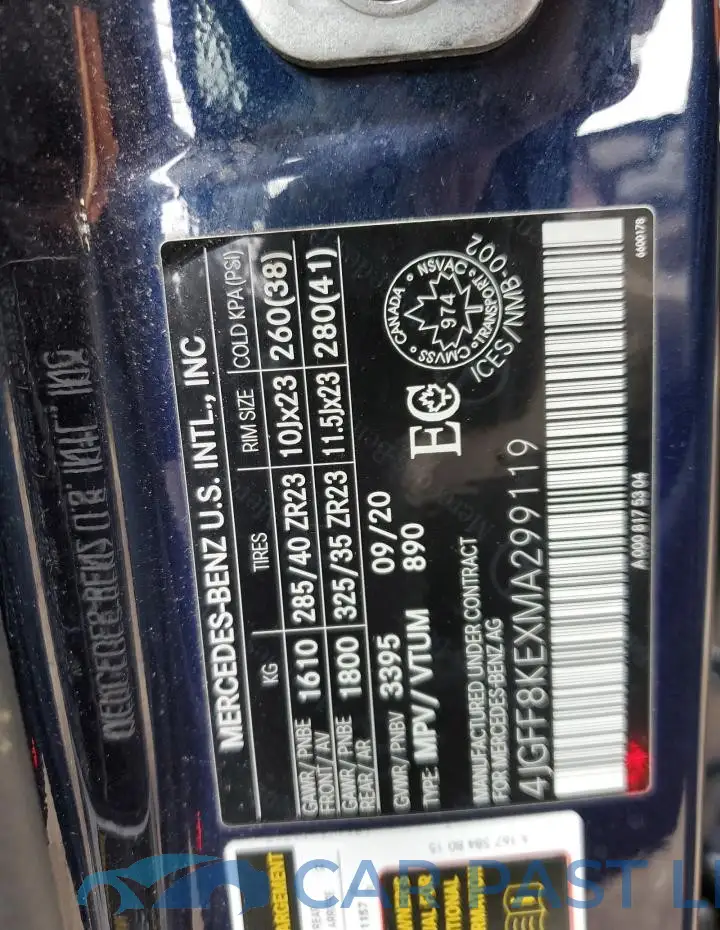 4JGFF8KEXMA299119# 14