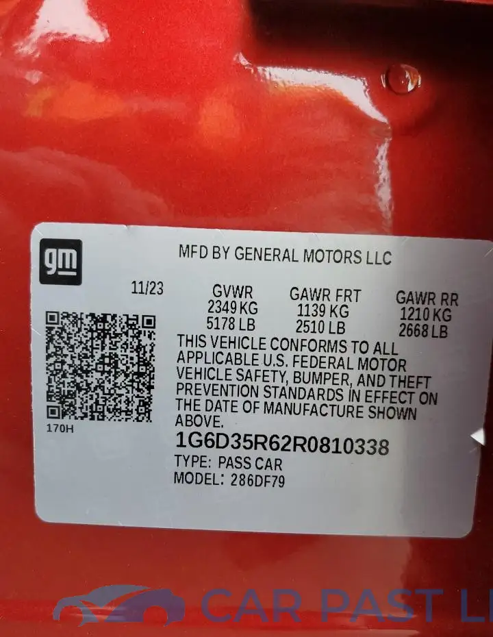 1G6D35R62R0810338# 12