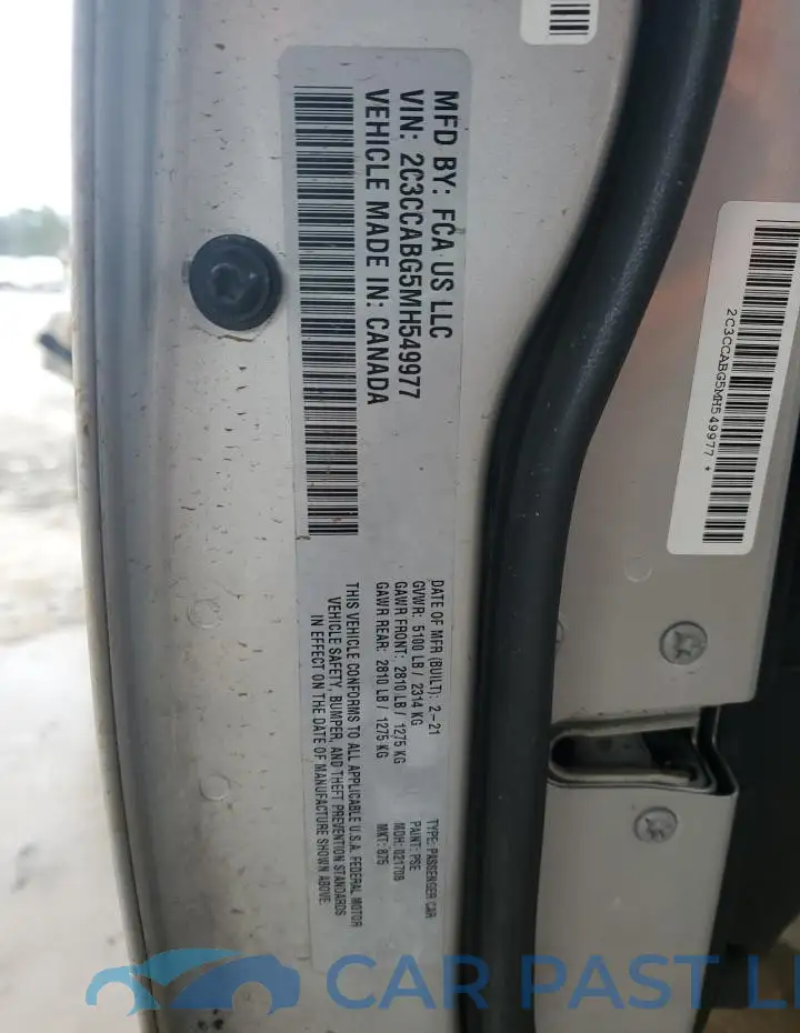 2C3CCABG5MH549977# 12