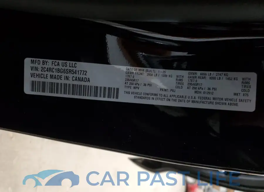2C4RC1BG6SR541772# 13
