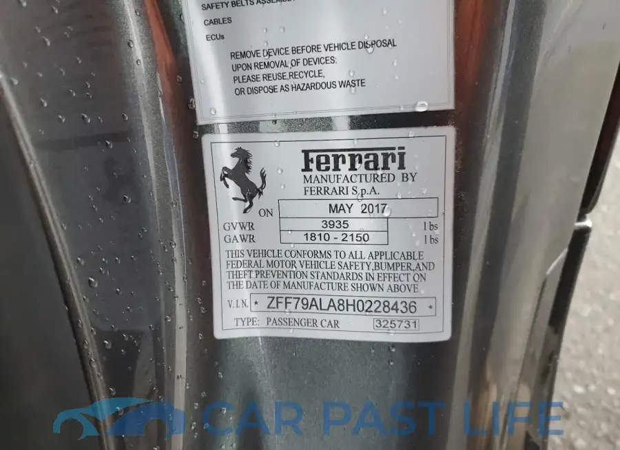 ZFF79ALA8H0228436# 12