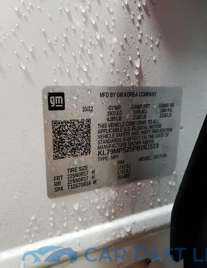 KL79MPS25PB061519# 13