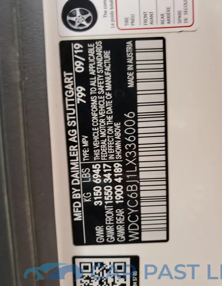 WDCYC6BJ1LX336006# 13
