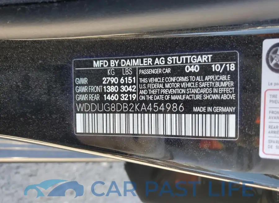 WDDUG8DB2KA454986# 12
