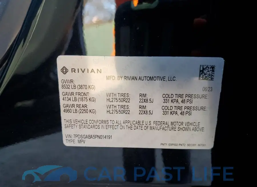 7PDSGABA5PN014191# 13