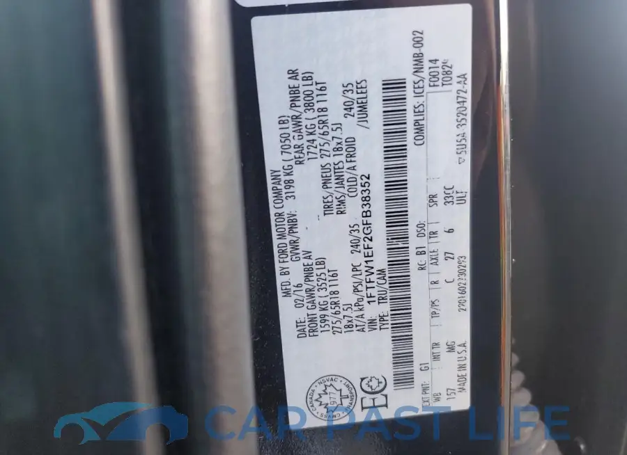 1FTFW1EF2GFB38352# 12