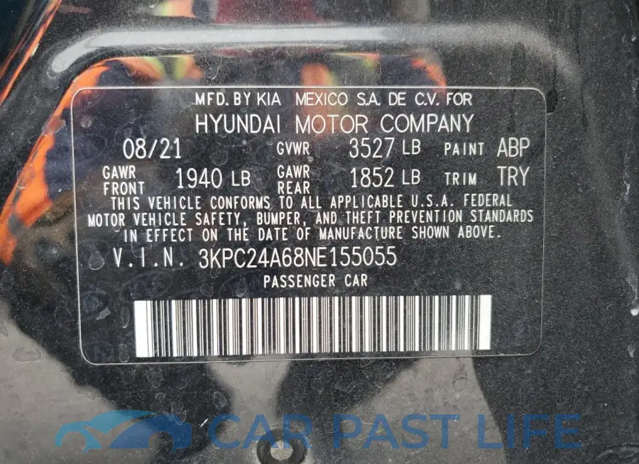 3KPC24A68NE155055# 12
