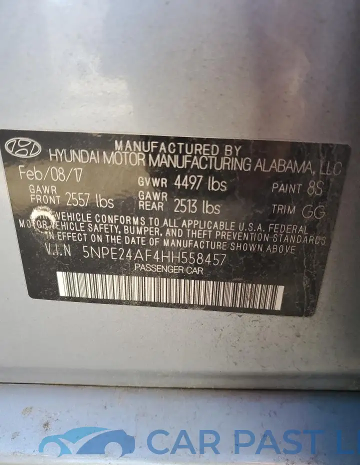 5NPE24AF4HH558457# 12