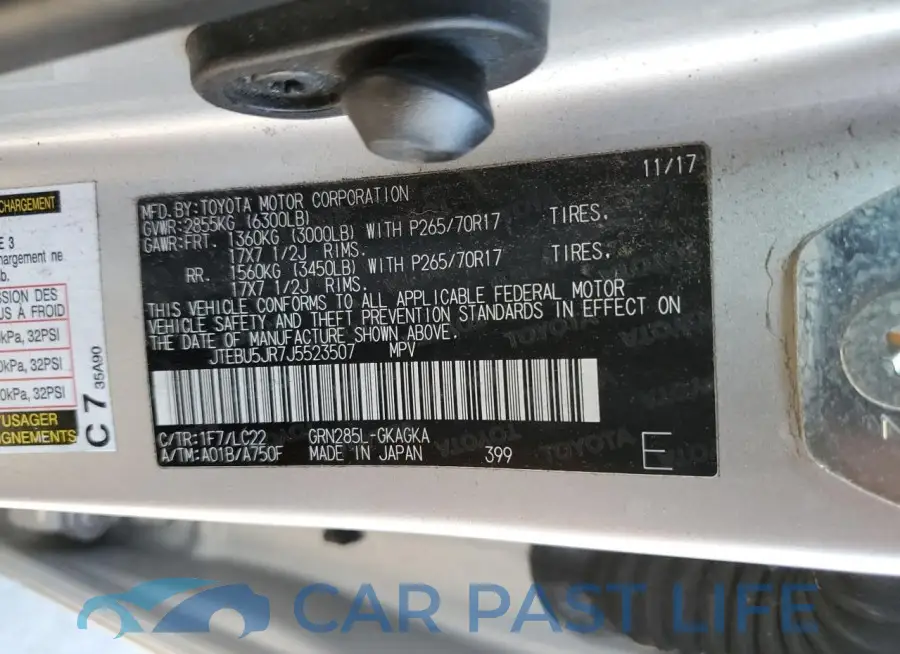 JTEBU5JR7J5523507# 13