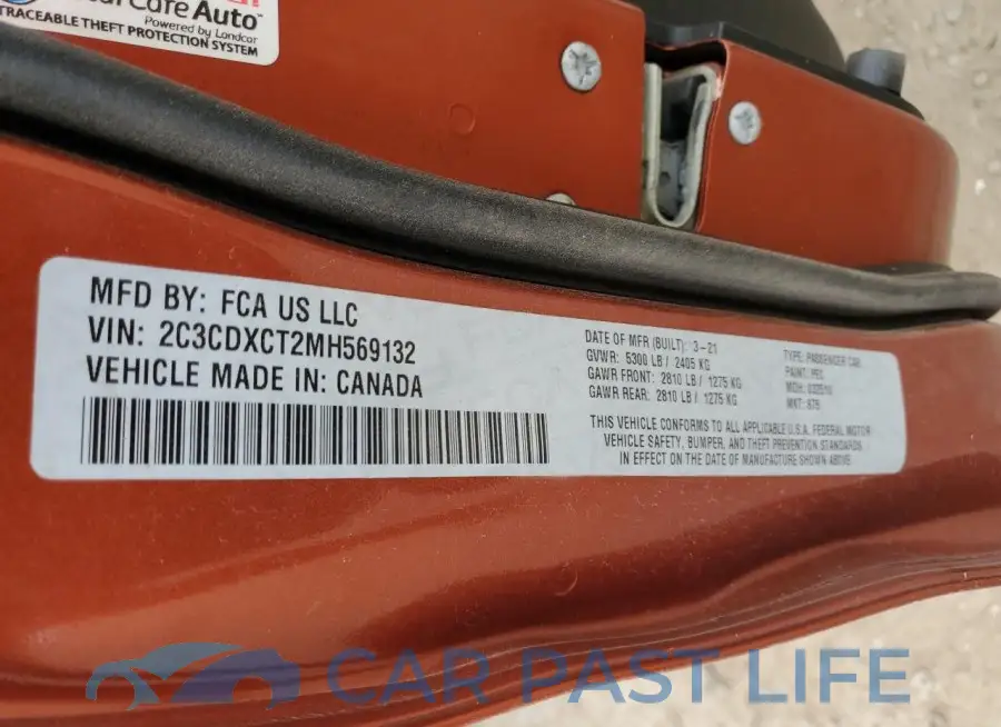 2C3CDXCT2MH569132# 13