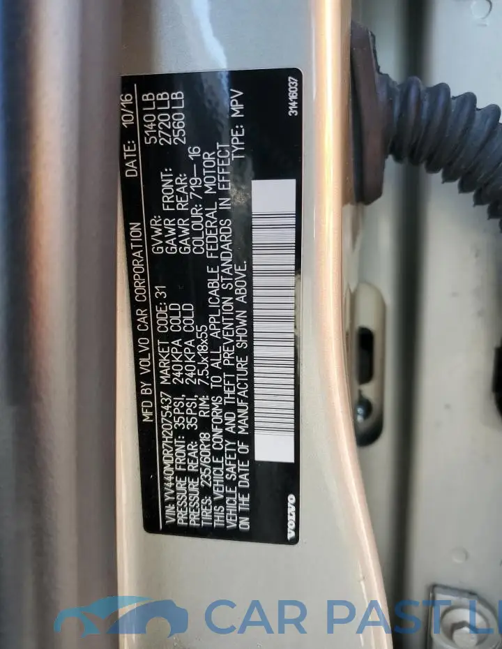 YV440MDR7H2075437# 14