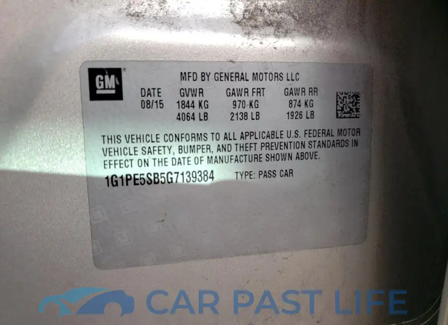 1G1PE5SB5G7139384# 12