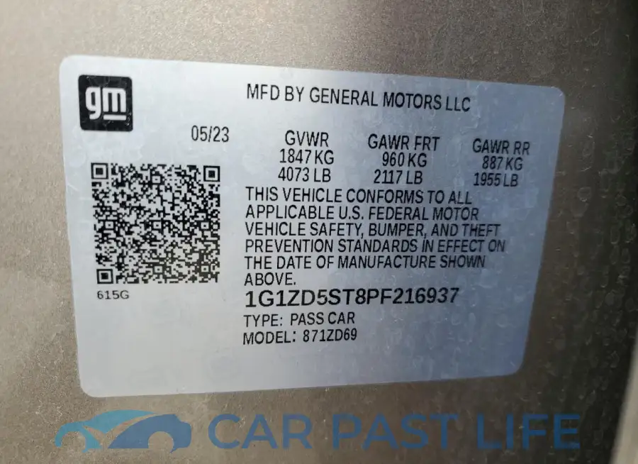 1G1ZD5ST8PF216937# 12